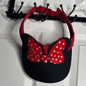 Disney Red and Black Minnie Mouse Visor